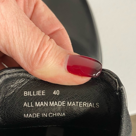 New Steve Madden - Black Chunky Boot - Size 40 (9) - Picture 9 of 9